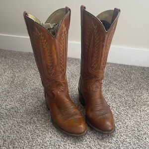 Dan Post Women’s Vintage Crazy Horse Leather Western Cowgirl Boots 6.5